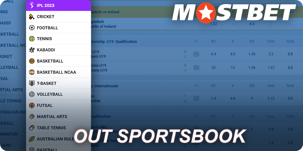 Mostbet sportsbook