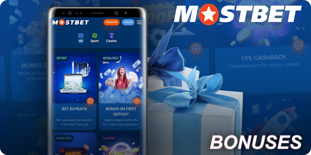 Bonuses available in Mostbet mobile app for Indians