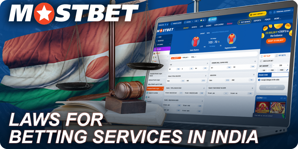 Laws for betting at Mostbet in India