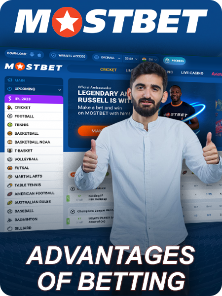 Main advantages of betting at Mostbet for Indian players