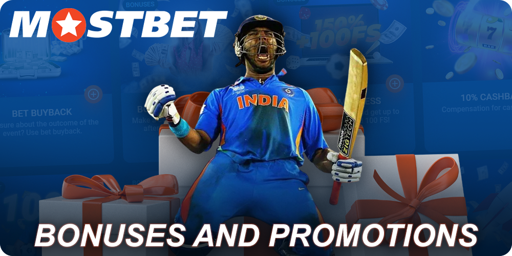 Bonuses and promotions for Indians at Mostbet