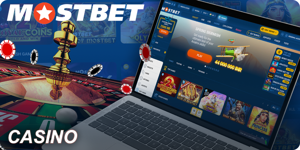 Play Mostbet casino games