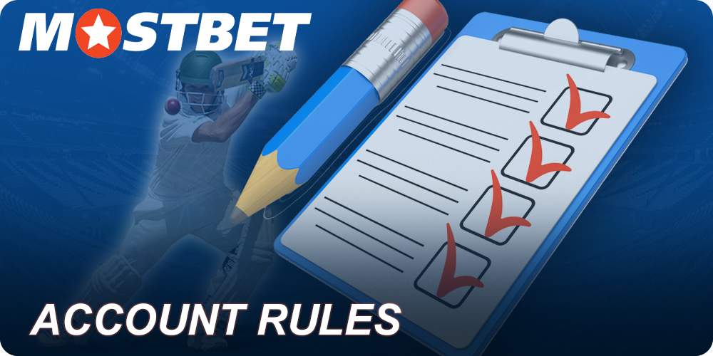 Mostbet Account Rules