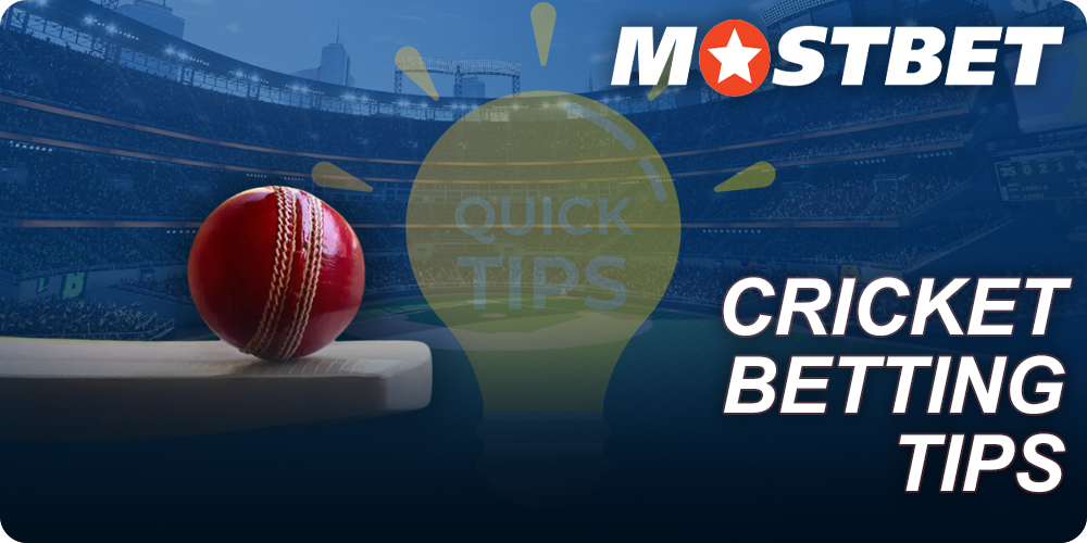 Tips for Indians to bet on Cricket at Mostbet
