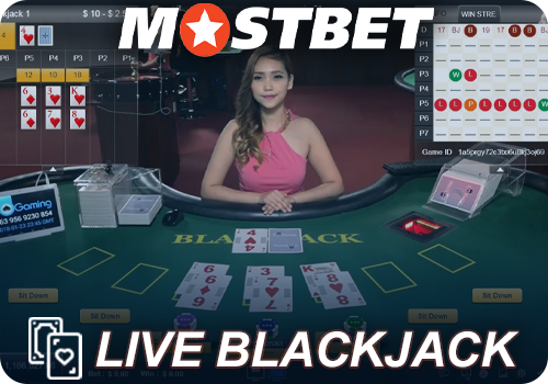 Play Blackjack at Mostbet Live casino