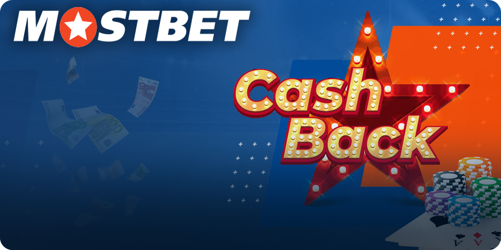 Cashback bonus at Mostbet casino