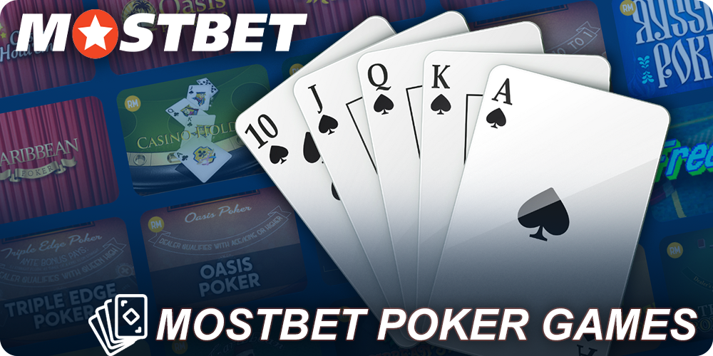 Play online poker at Mostbet India
