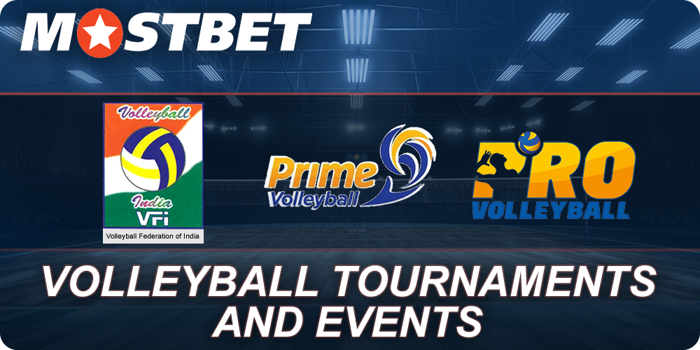 Volleyball Tournaments and Events at Mostbet