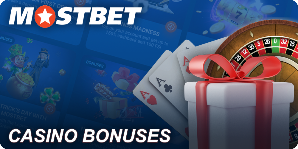Use of Mostbet casino bonuses