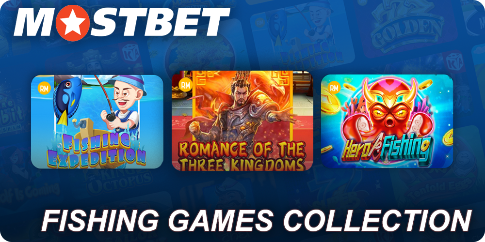 Fishing Games Collection at Mostbet casino
