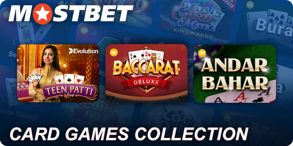 Mostbet Card Games Collection