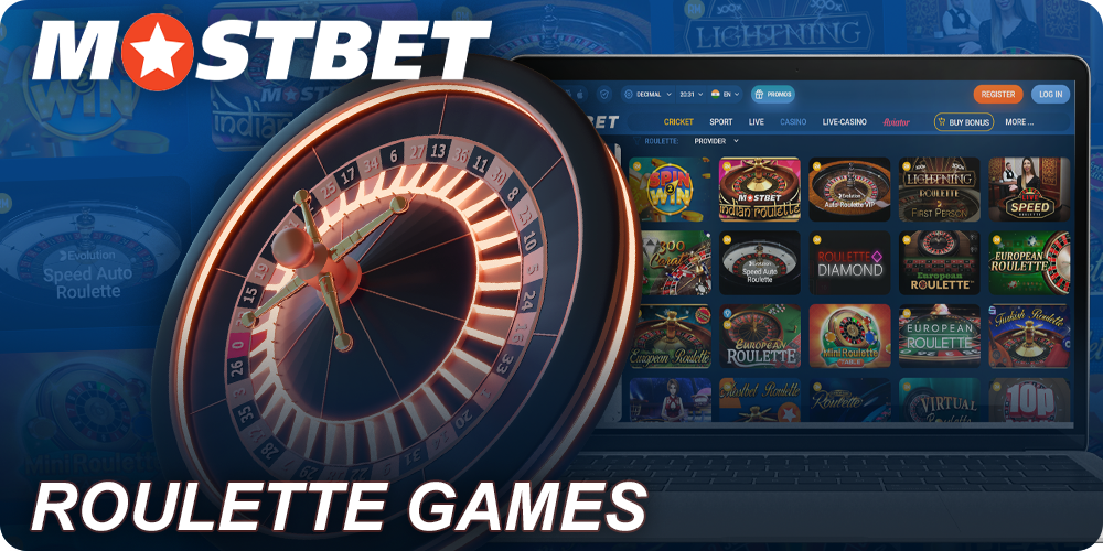 Roulette games at Mostbet online casino