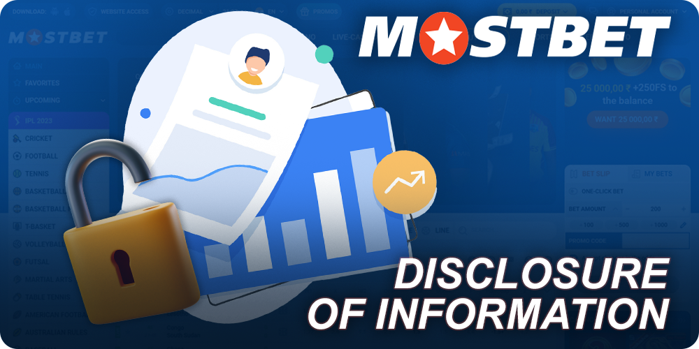 Disclosure of information about Mostbet players