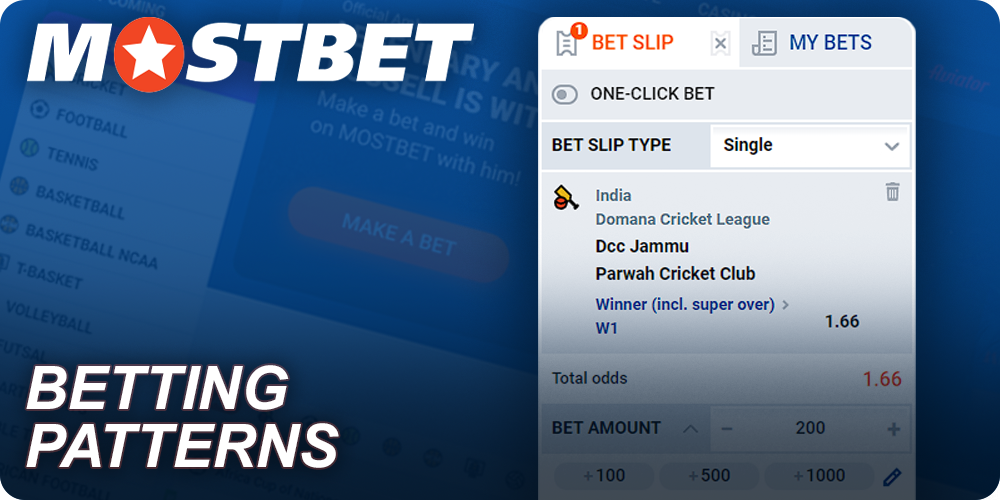 Betting Petterns at Mostbet