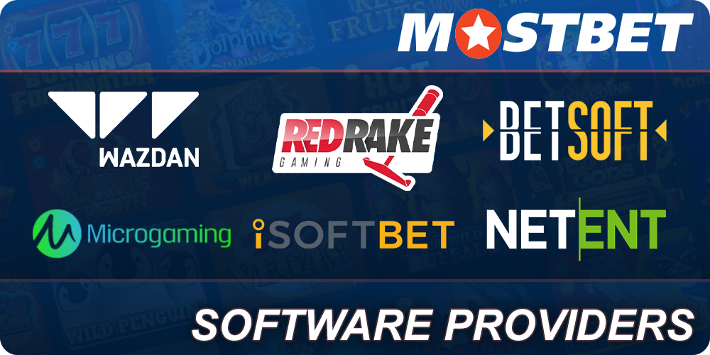 Software Providers in Mostbet Casino
